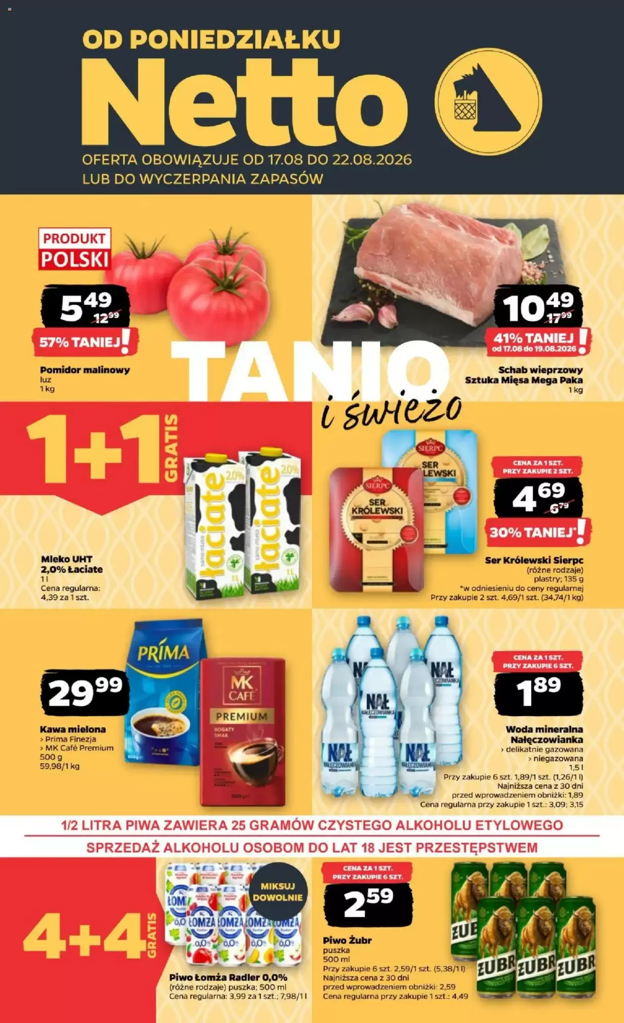 NETTO Gazetka 17.08.2026 - 22.08.2026