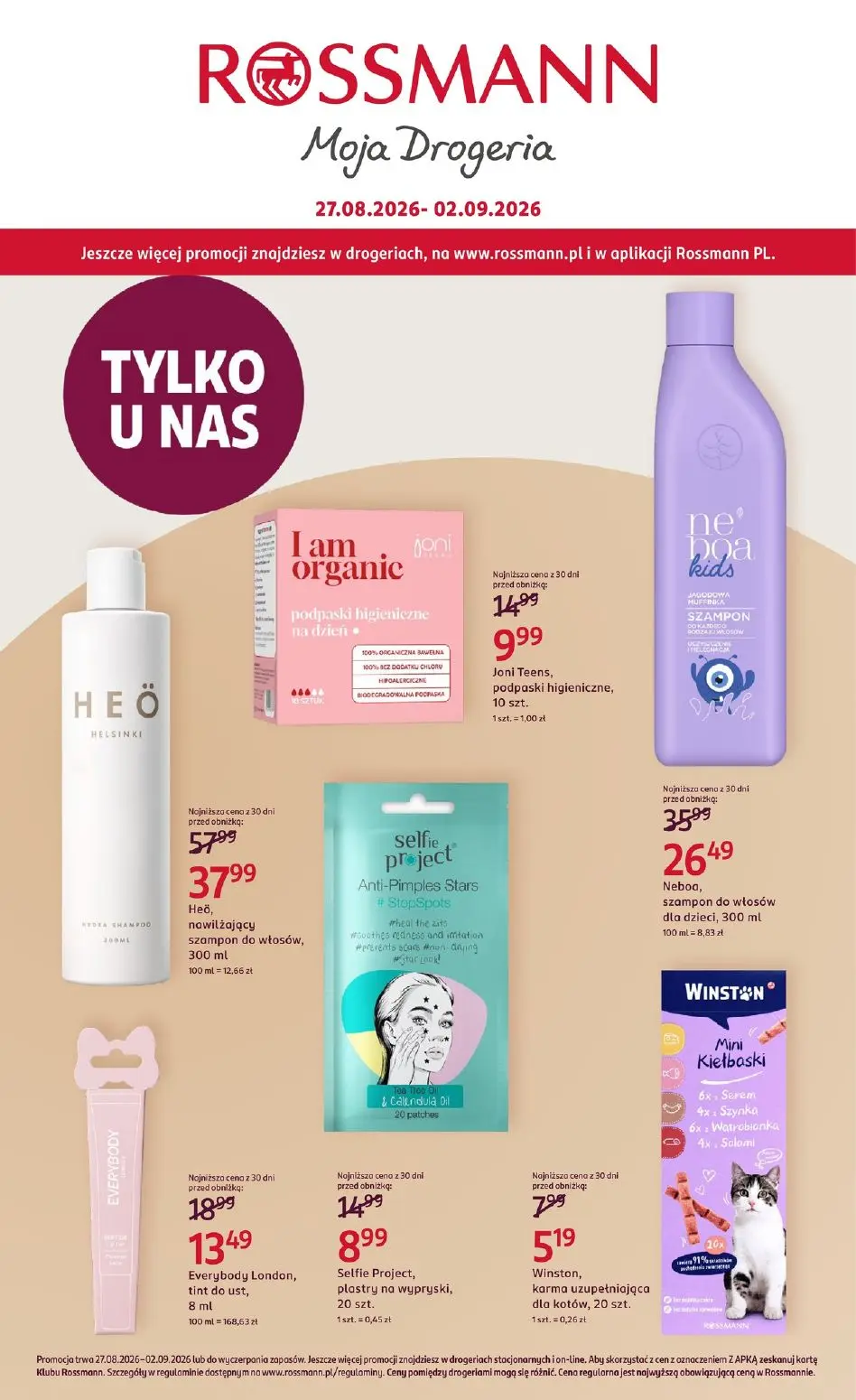 ROSSMANN Gazetka 27.08.2026 - 02.09.2026