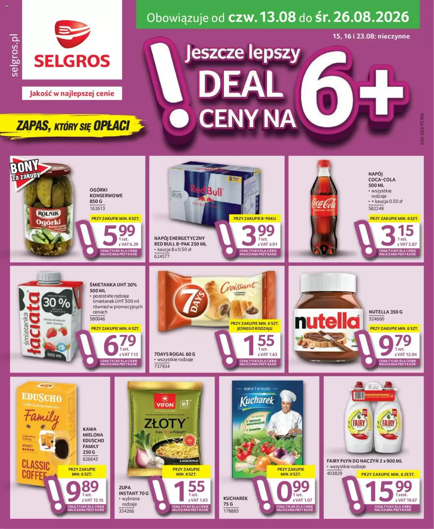 Selgros Gazetka 13.08.2026 - 26.08.2026