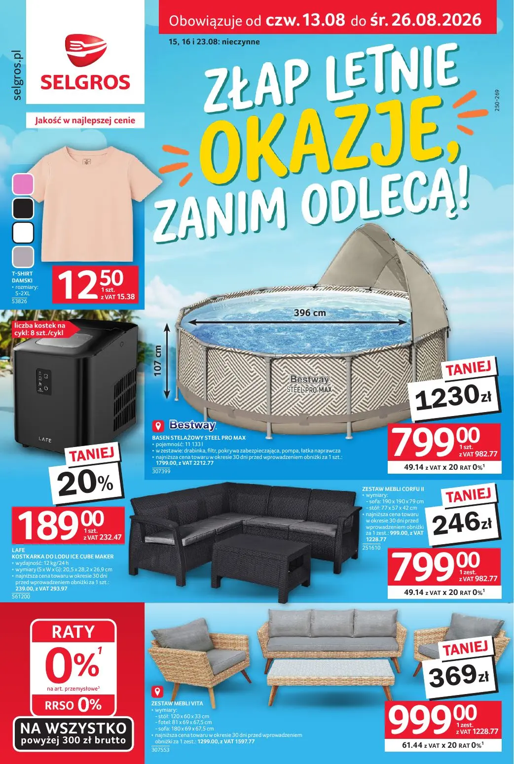 Selgros Gazetka 13.08.2026 - 26.08.2026