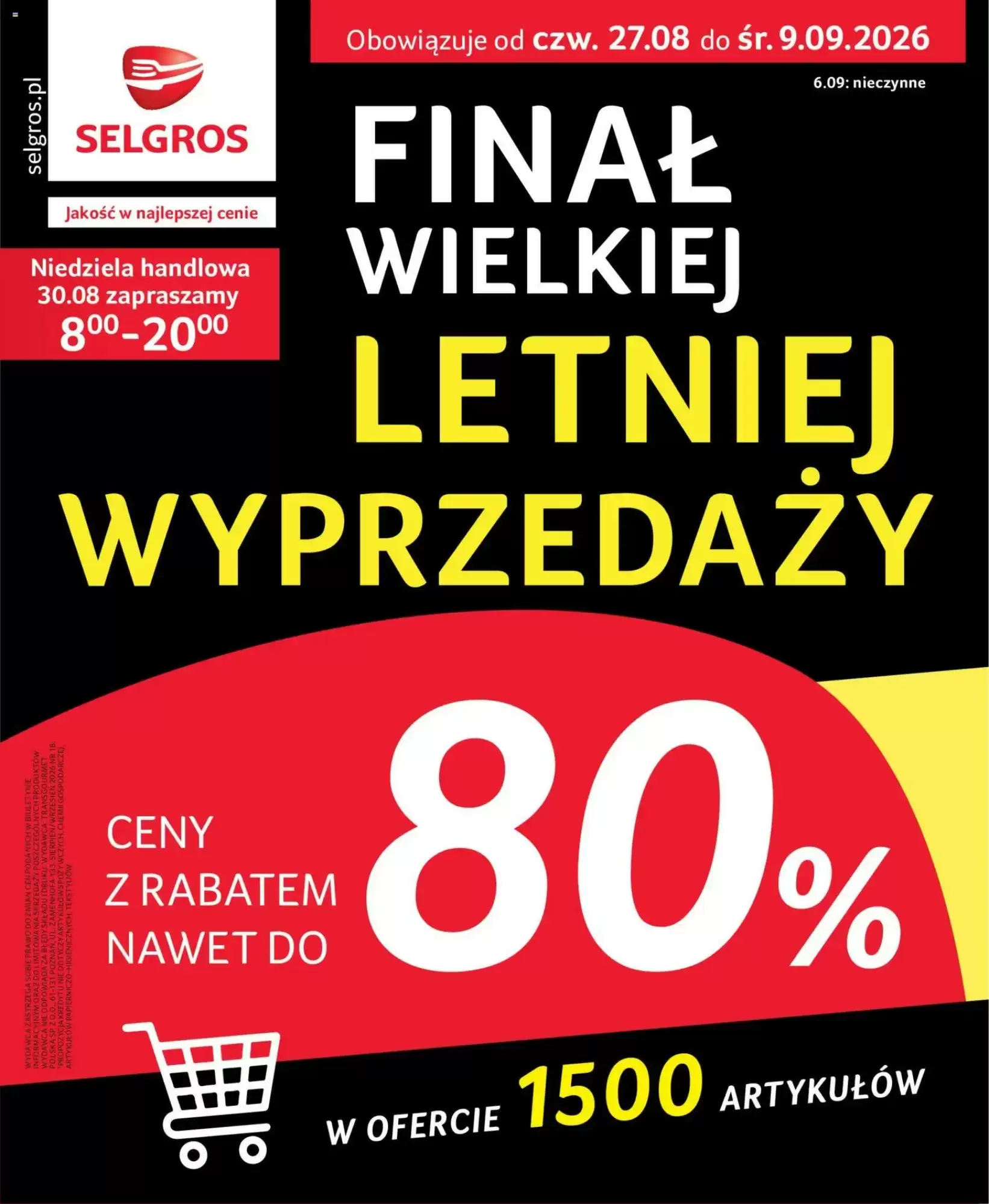 Selgros Gazetka 27.08.2026 - 09.09.2026