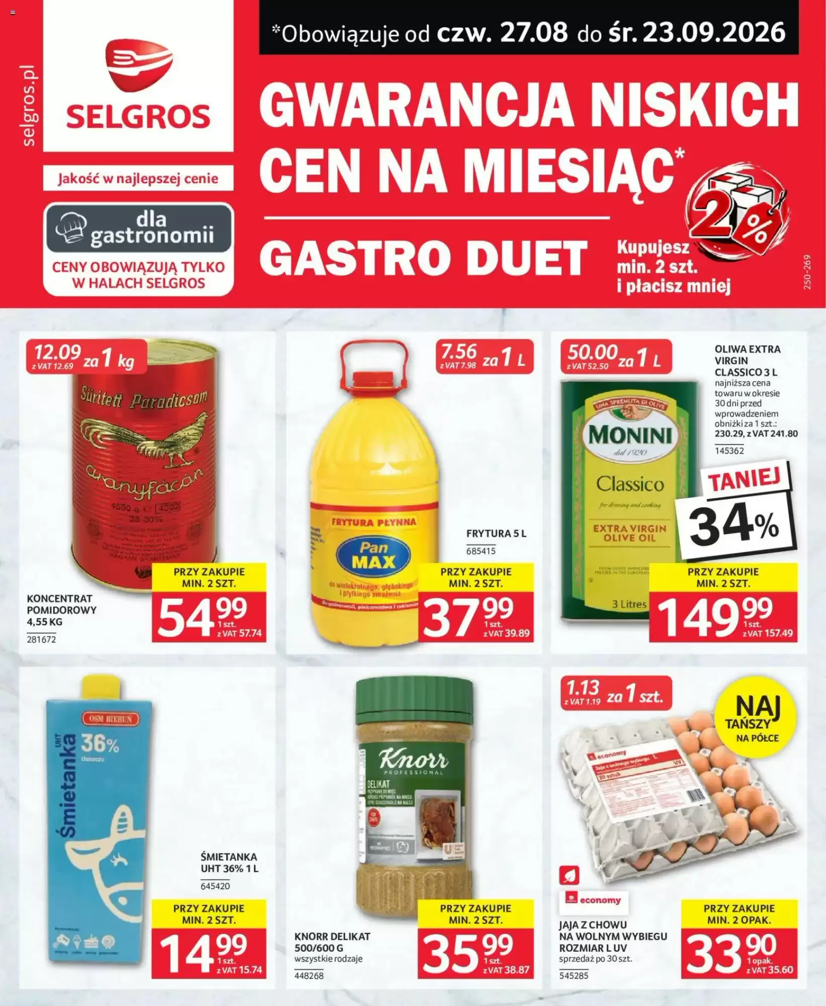 Selgros Gazetka 27.08.2026 - 23.09.2026
