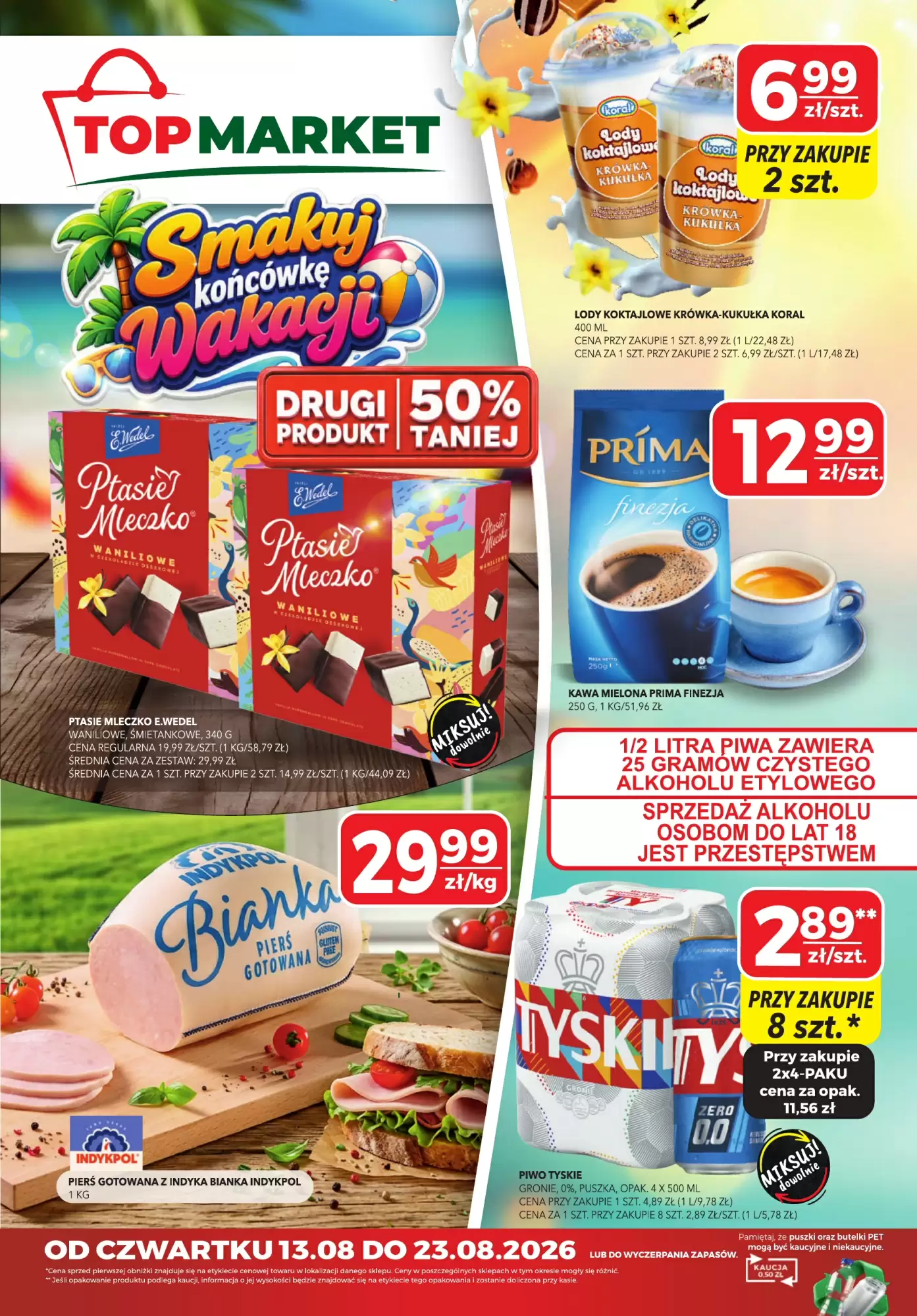 Top Market Gazetka 13.08.2026 - 23.08.2026