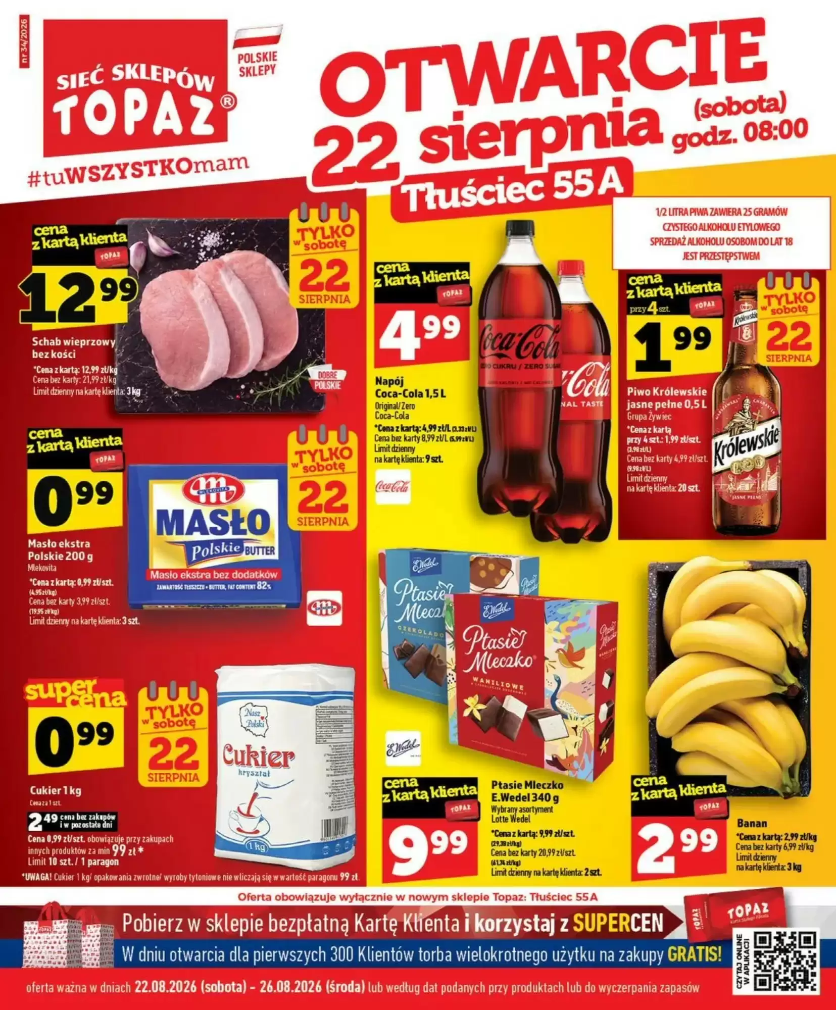 Topaz Gazetka 21.08.2026 - 26.08.2026