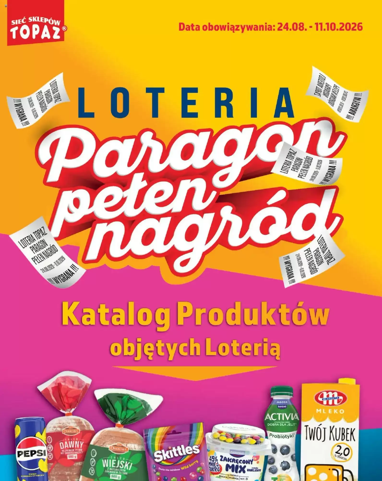 Topaz Gazetka 24.08.2026 - 11.10.2026