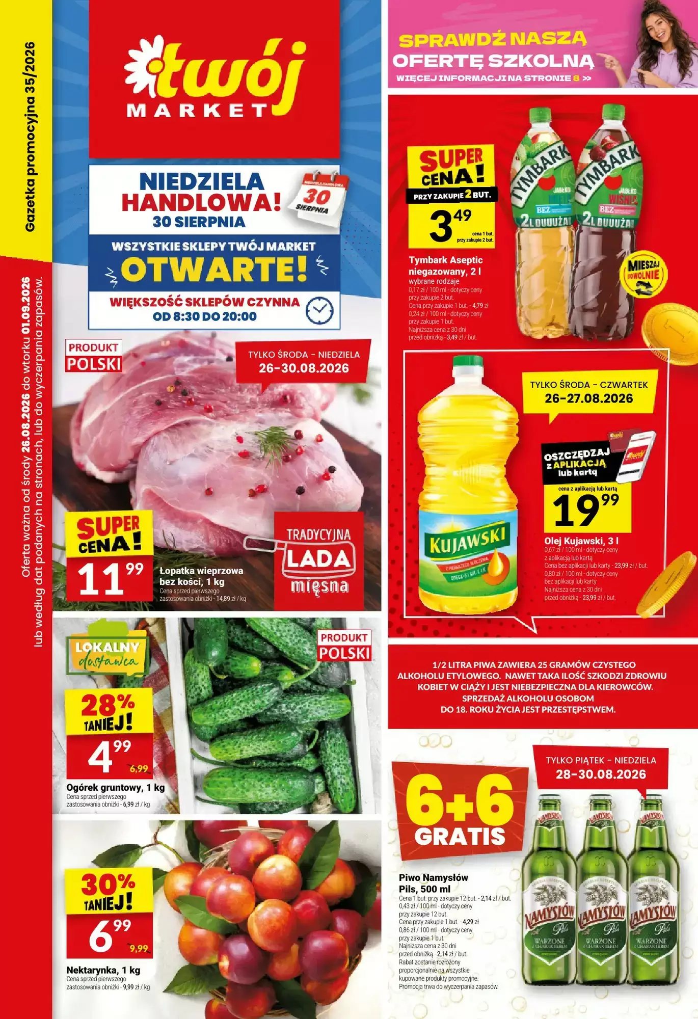 Twój Market Gazetka 26.08.2026 - 01.09.2026