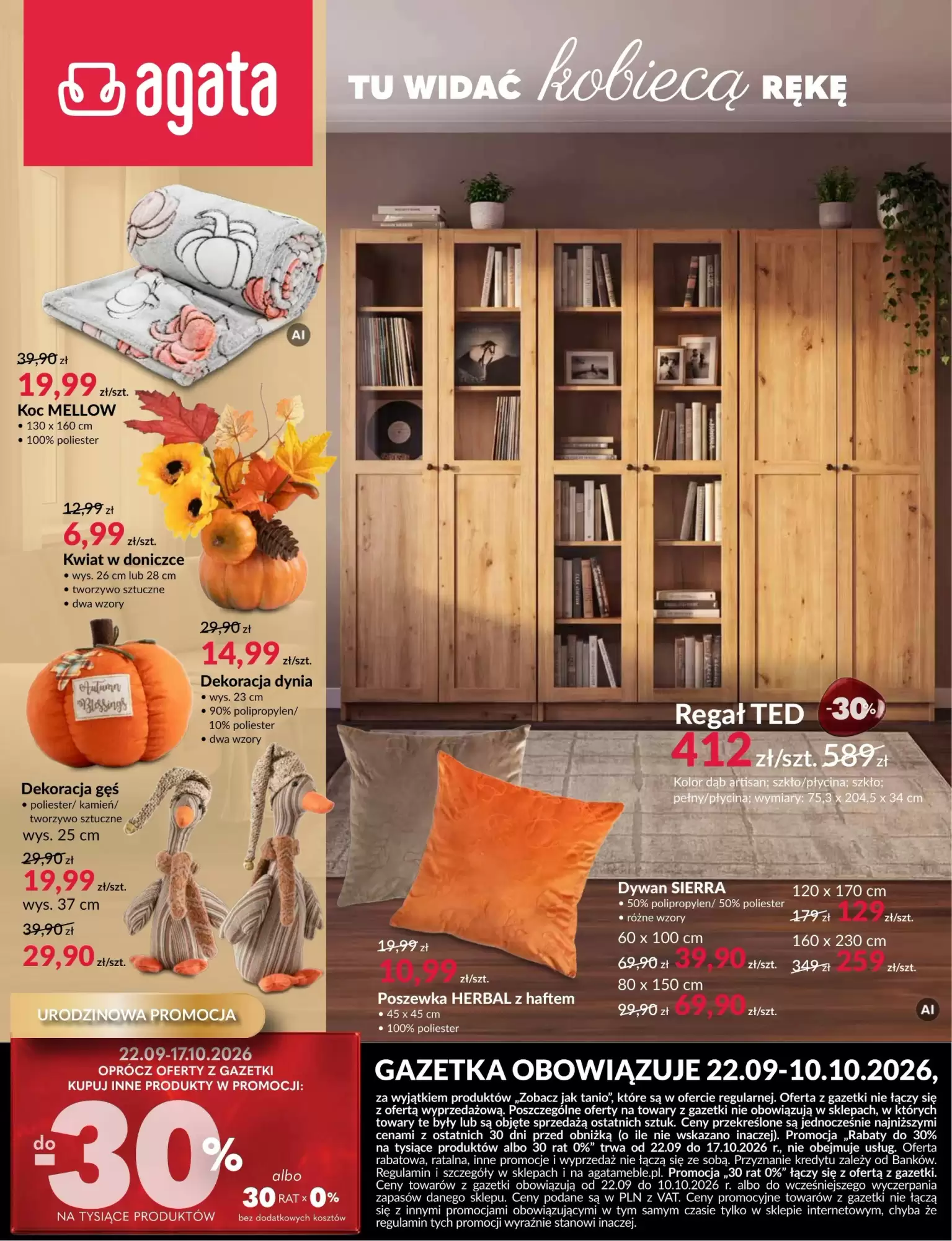 Agata Meble Gazetka 22.09.2026 - 10.10.2026