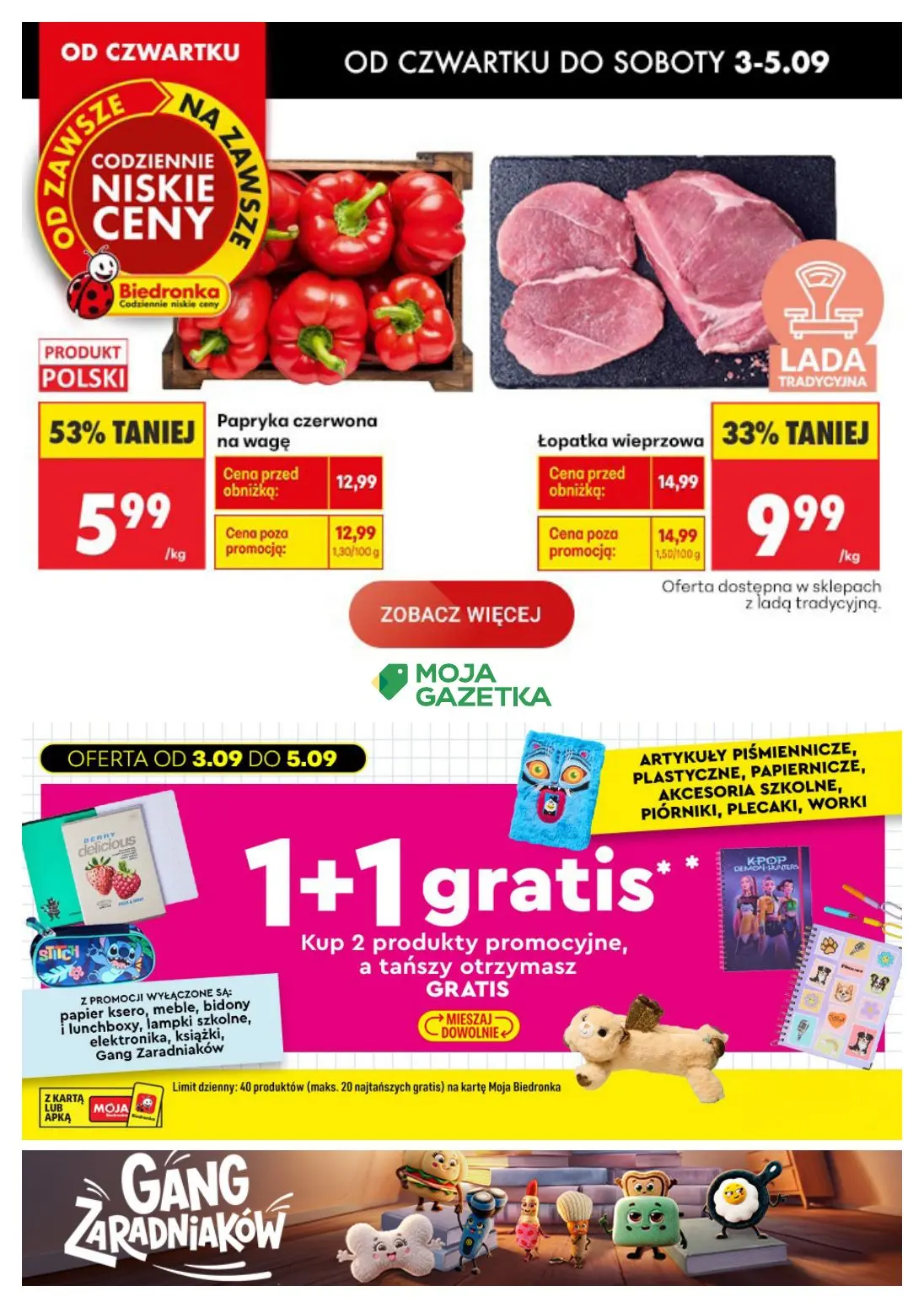 Biedronka Gazetka 03.09.2026 - 05.09.2026