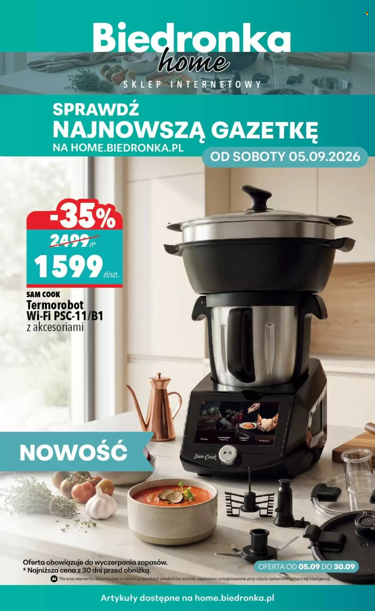 Biedronka Gazetka 05.09.2026 - 30.09.2026