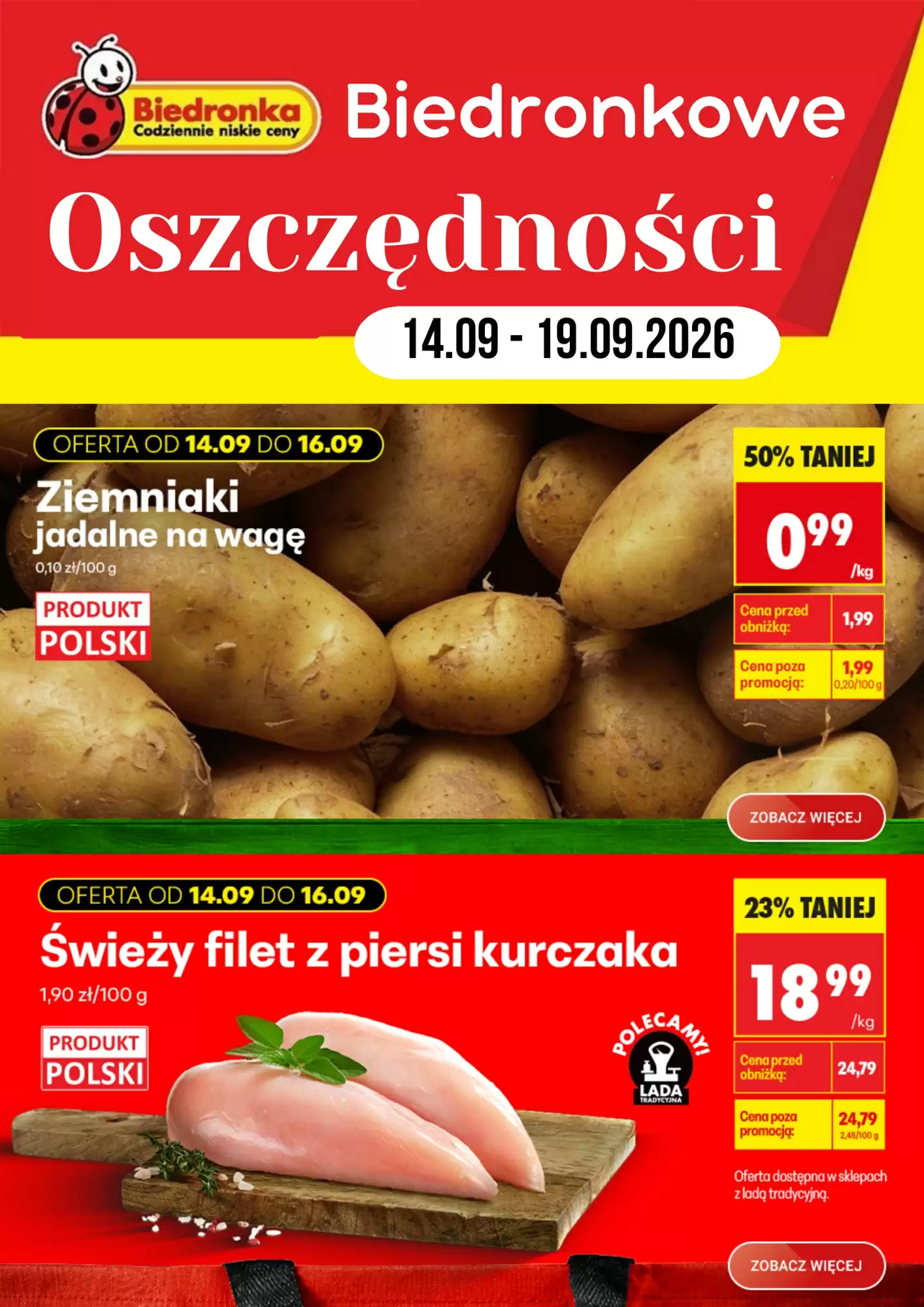 Biedronka Gazetka 14.09.2026 - 19.09.2026