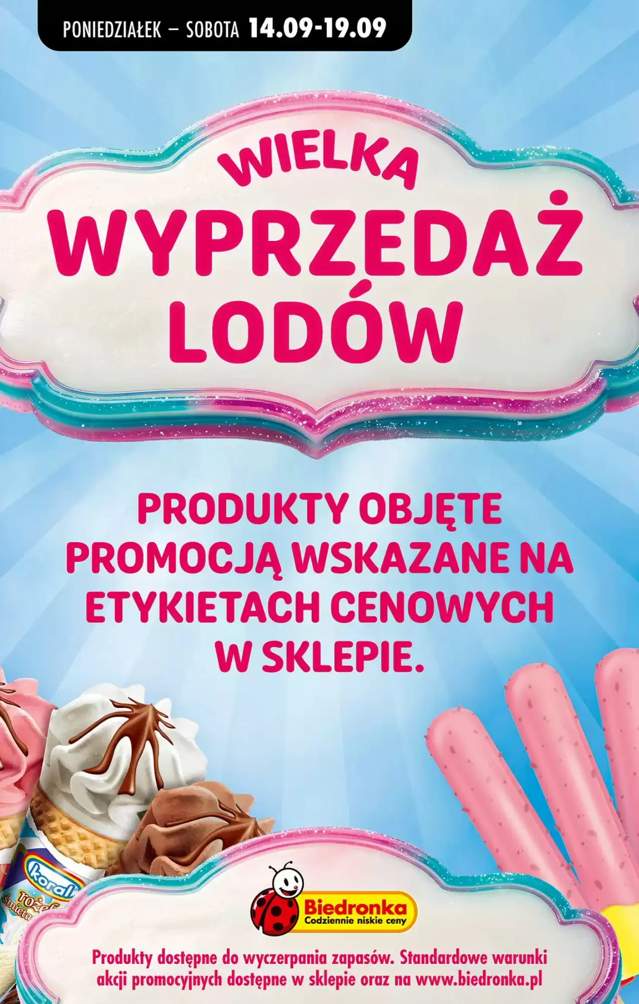 Biedronka Gazetka 14.09.2026 - 19.09.2026