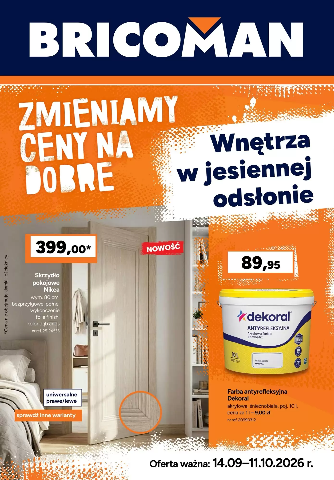 Bricoman Gazetka 14.09.2026 - 11.10.2026