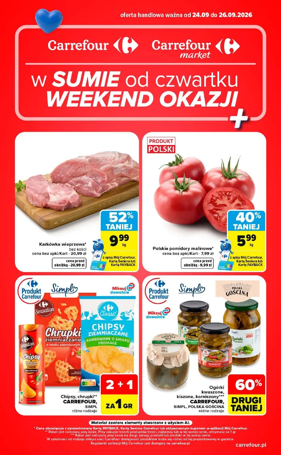 Carrefour Gazetka 24.09.2026 - 26.09.2026