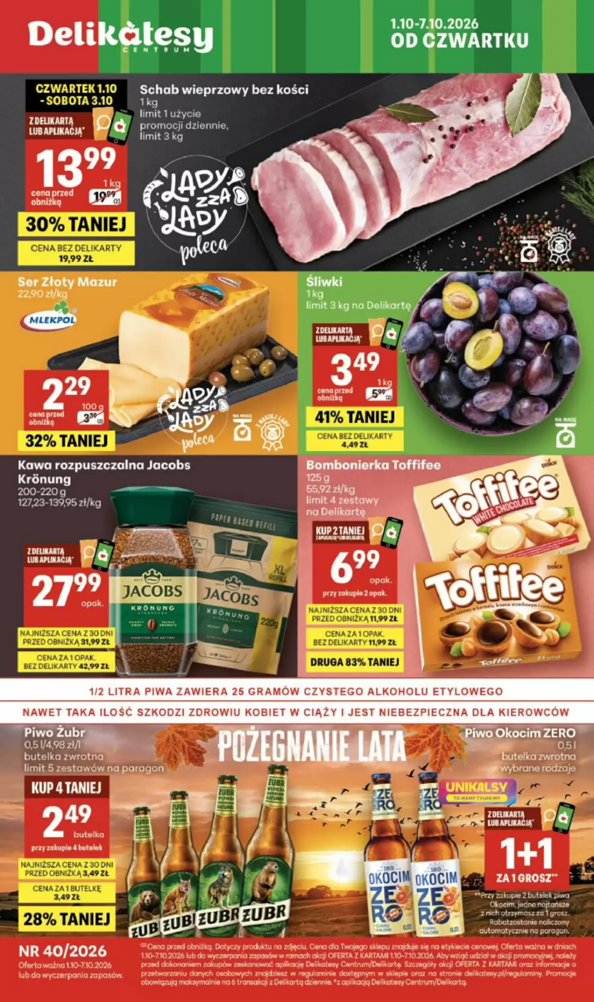 Delikatesy Centrum Gazetka 01.10.2026 - 07.10.2026