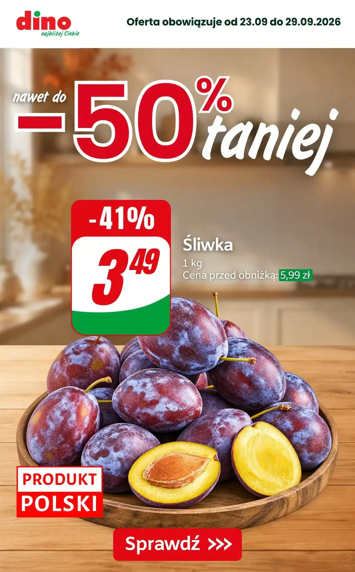Dino Gazetka 25.09.2026 - 29.09.2026