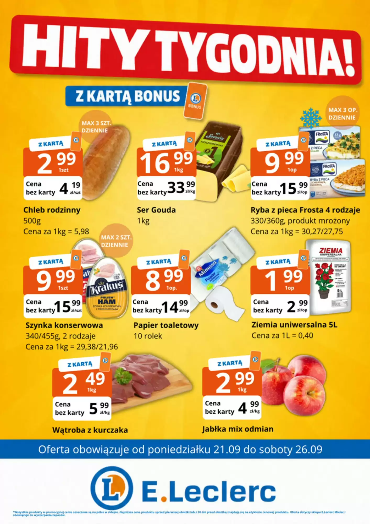 E.Leclerc Gazetka 21.09.2026 - 26.09.2026