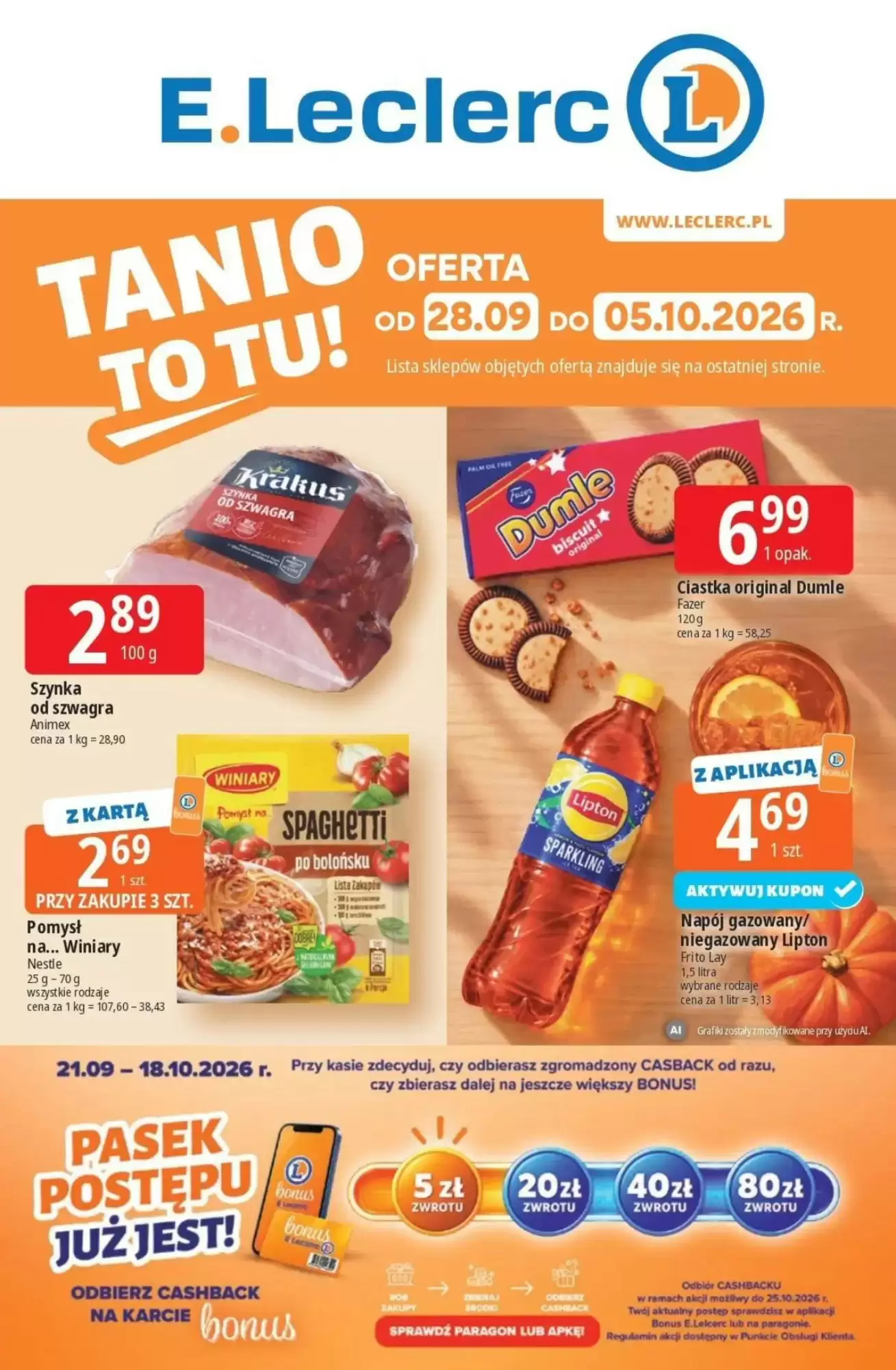 E.Leclerc Gazetka 28.09.2026 - 05.10.2026