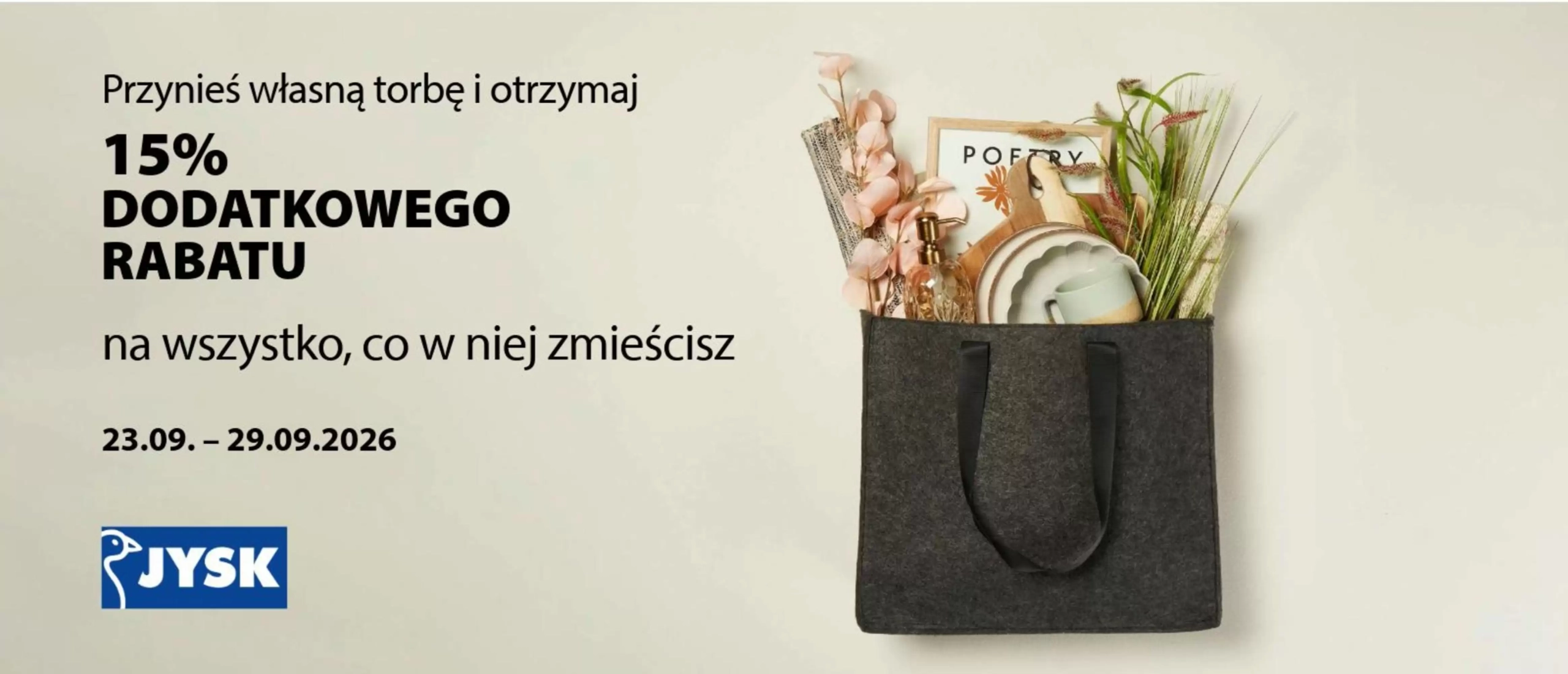Jysk Gazetka 23.09.2026 - 29.09.2026