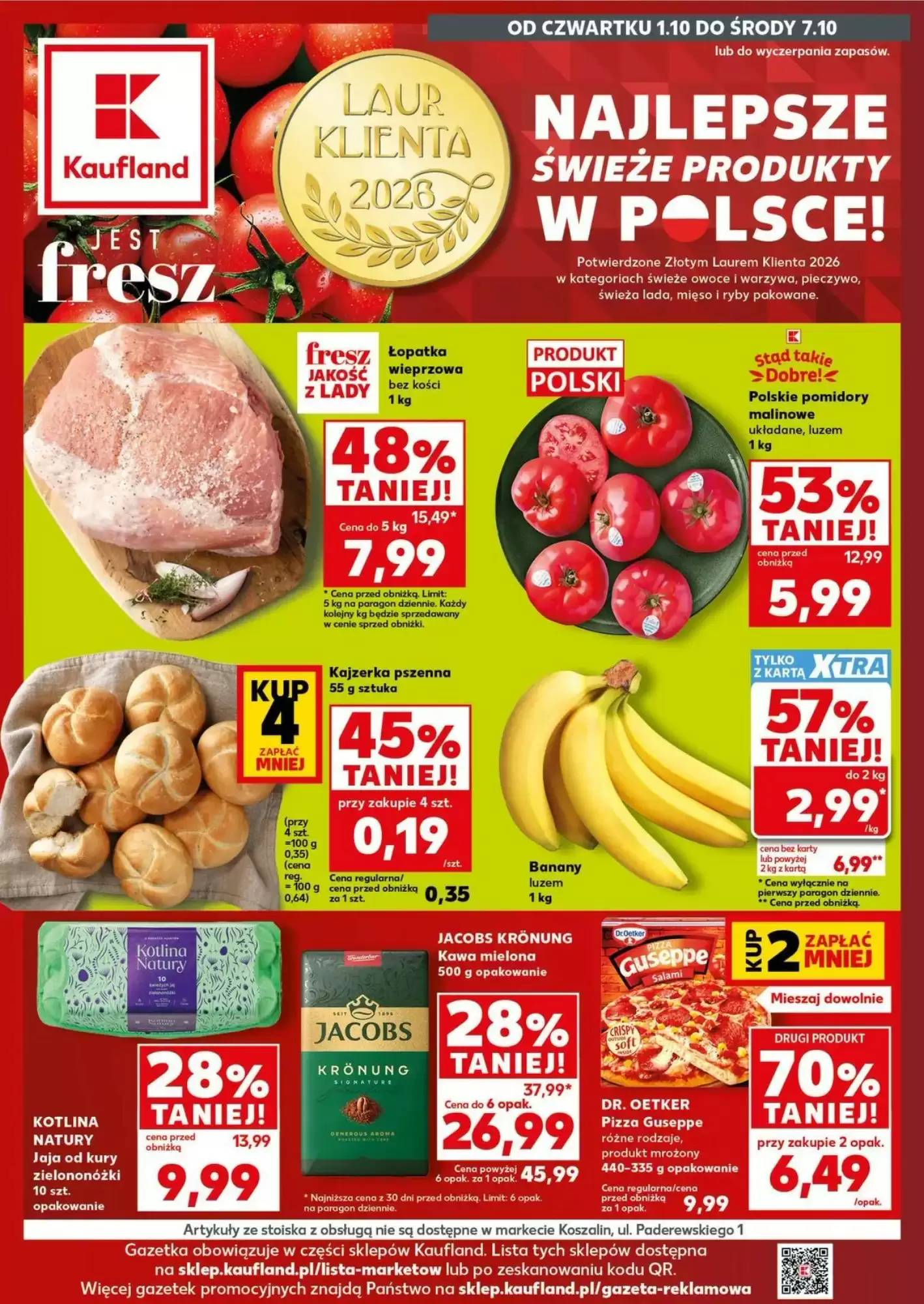 Kaufland Gazetka 01.10.2026 - 07.10.2026