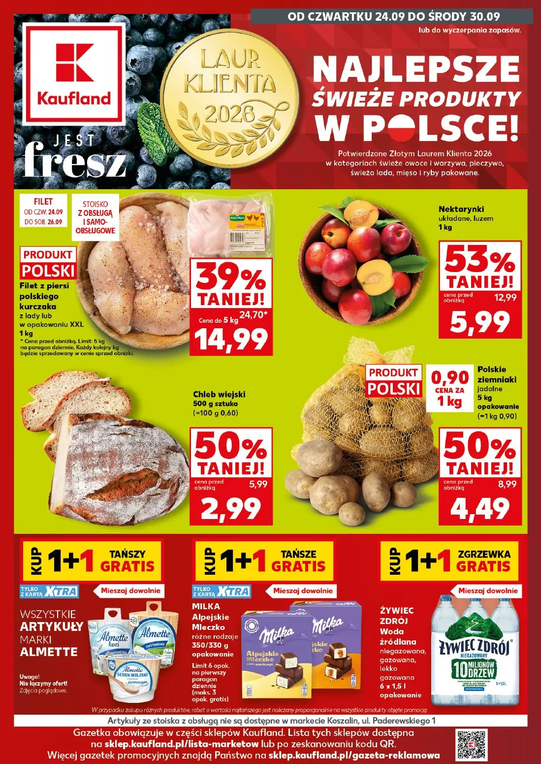 Kaufland Gazetka 24.09.2026 - 30.09.2026