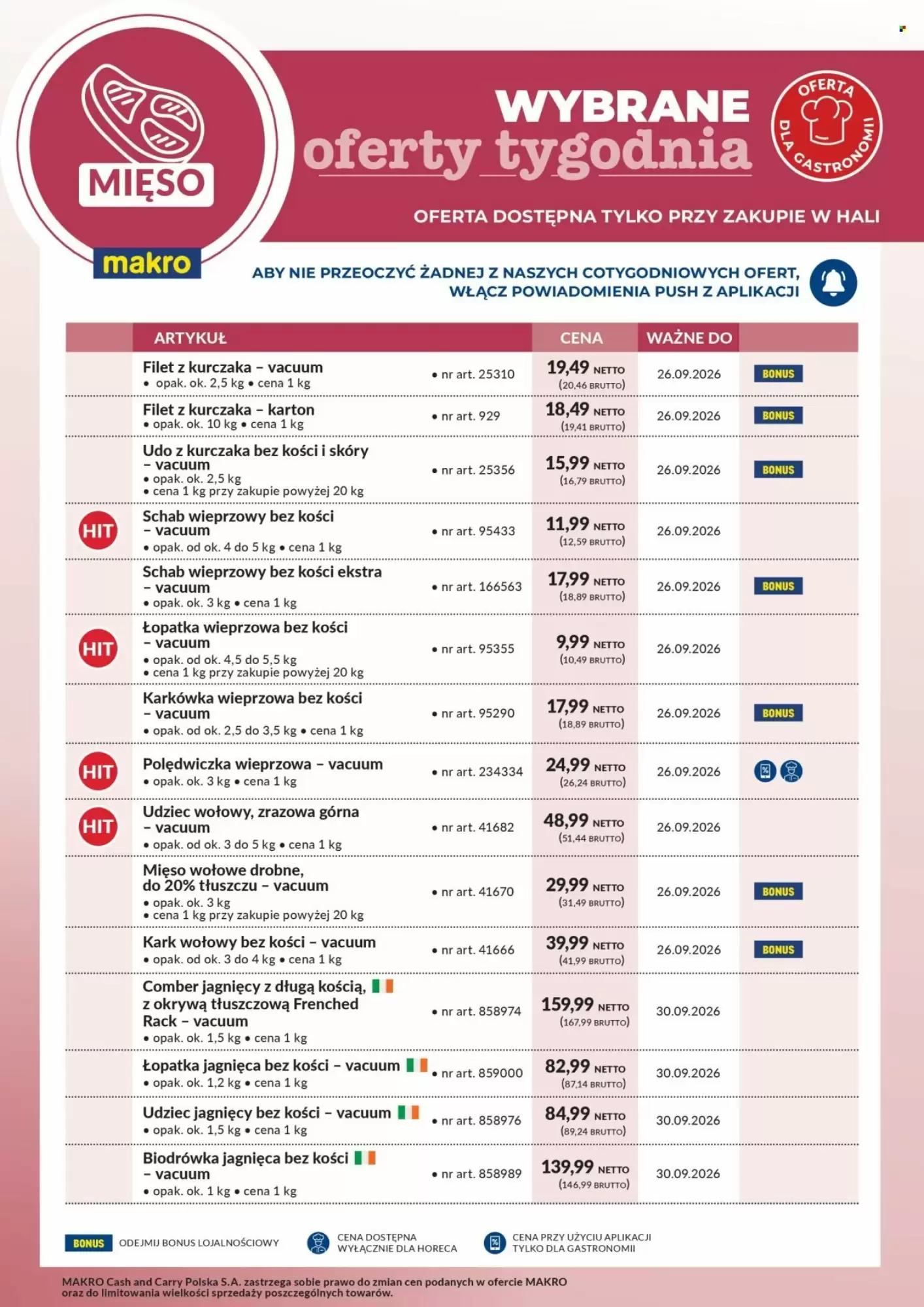 Makro Gazetka 19.09.2026 - 25.09.2026