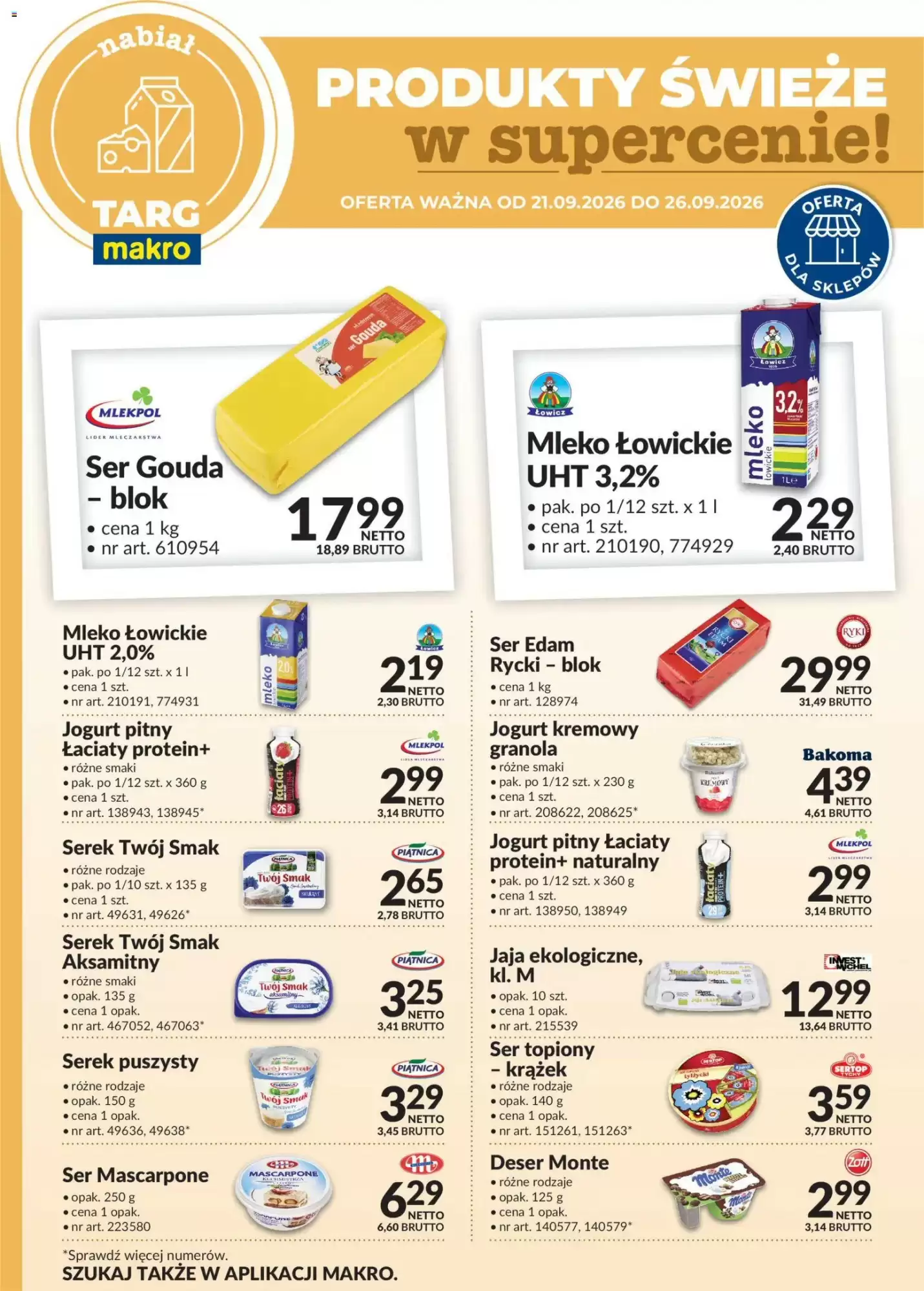 Makro Gazetka 21.09.2026 - 26.09.2026
