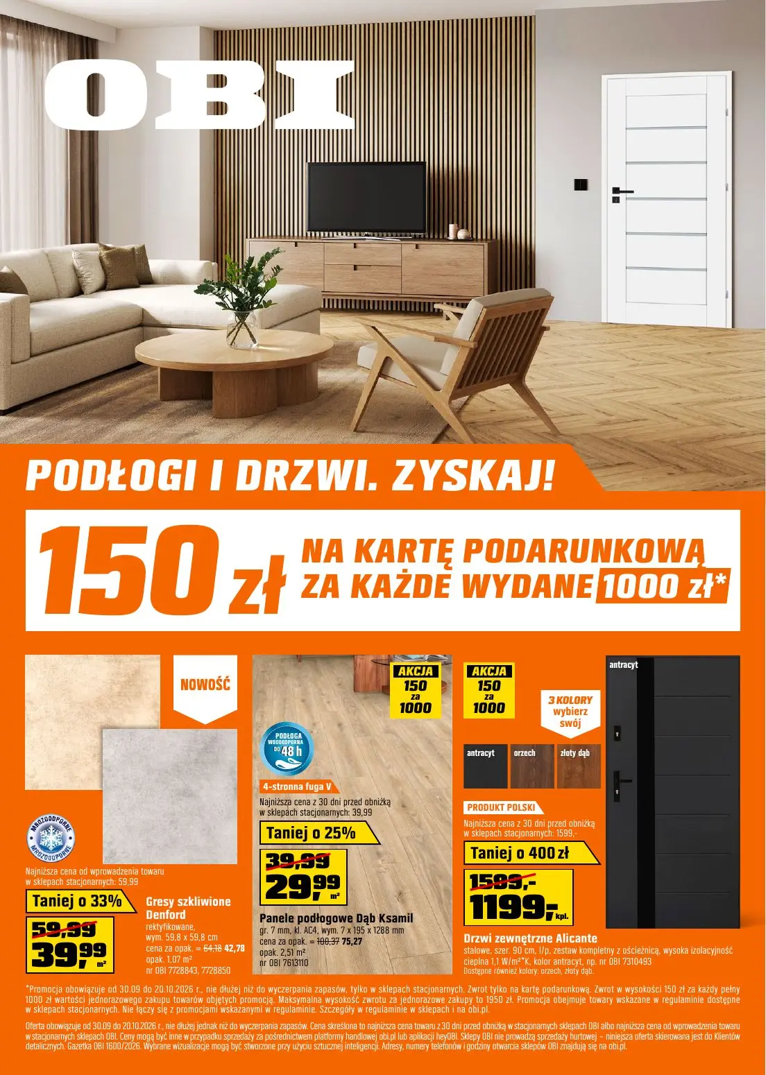 Obi Gazetka 30.09.2026 - 20.10.2026