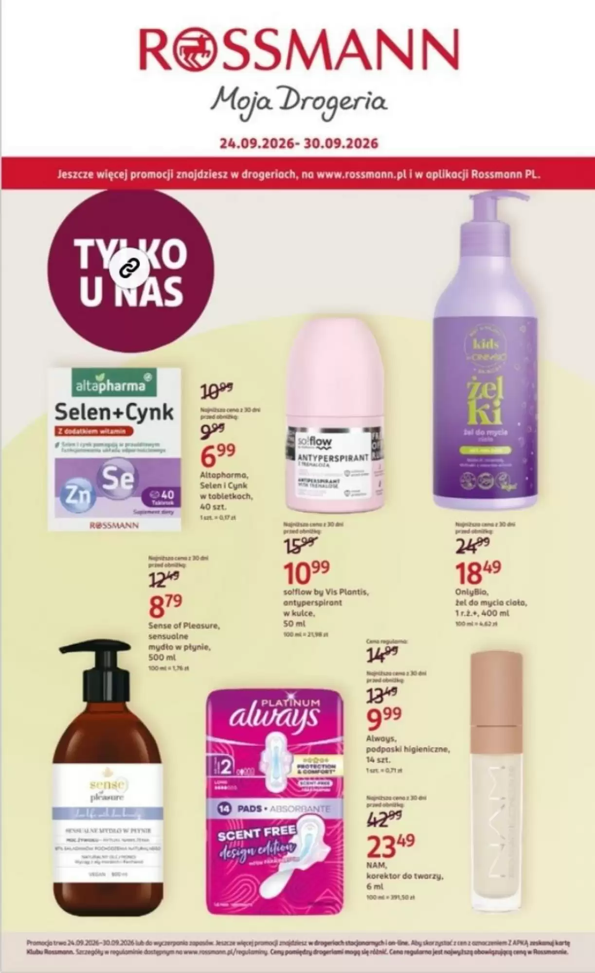 ROSSMANN Gazetka 24.09.2026 - 30.09.2026