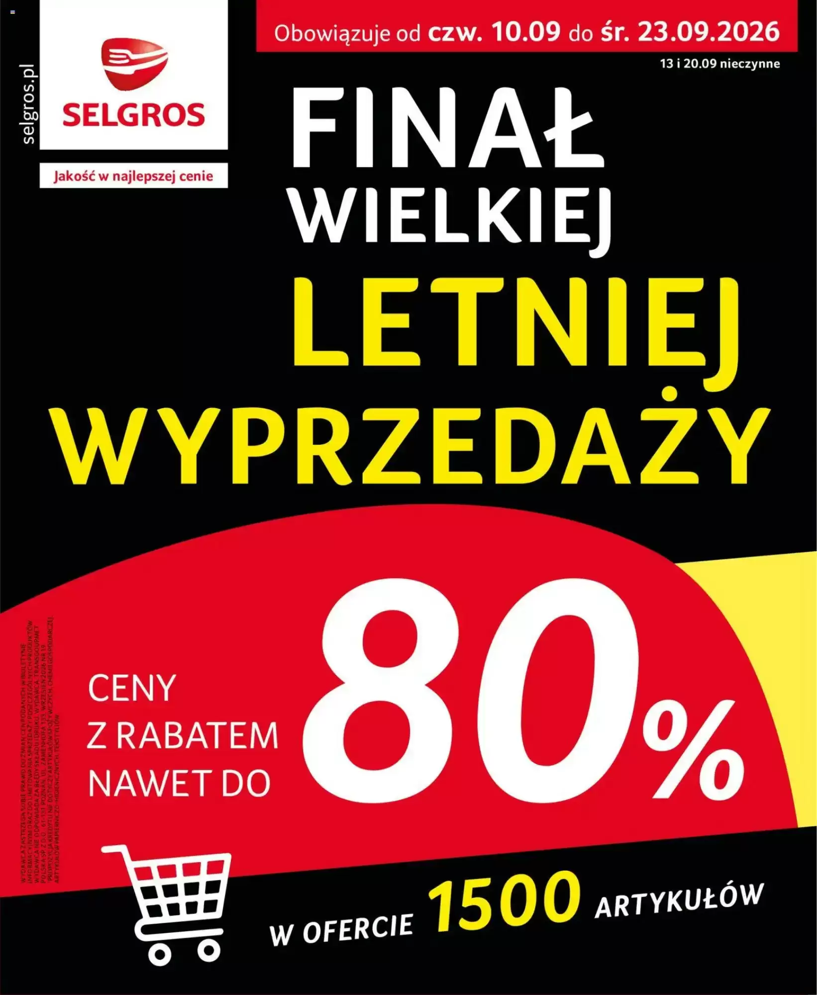 Selgros Gazetka 10.09.2026 - 23.09.2026