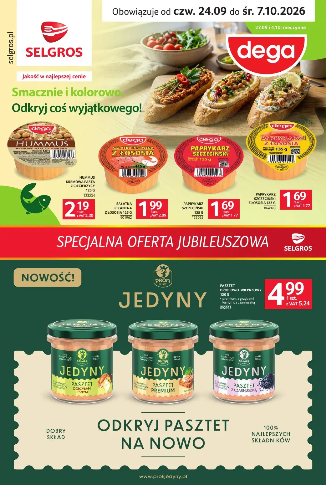 Selgros Gazetka 24.09.2026 - 07.10.2026