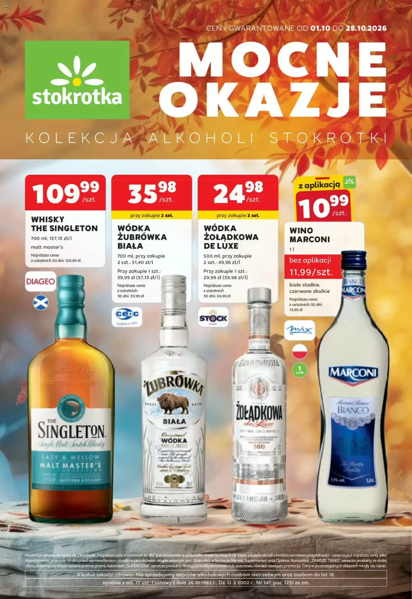 Stokrotka Gazetka 01.10.2026 - 28.10.2026