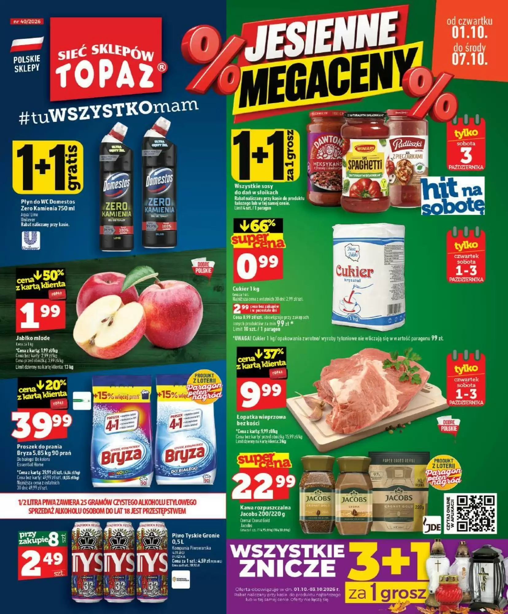 Topaz Gazetka 01.10.2026 - 07.10.2026