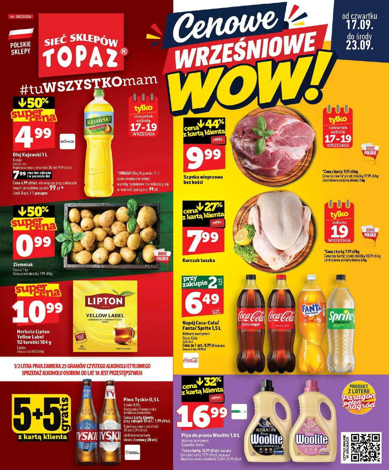 Topaz Gazetka 17.09.2026 - 23.09.2026