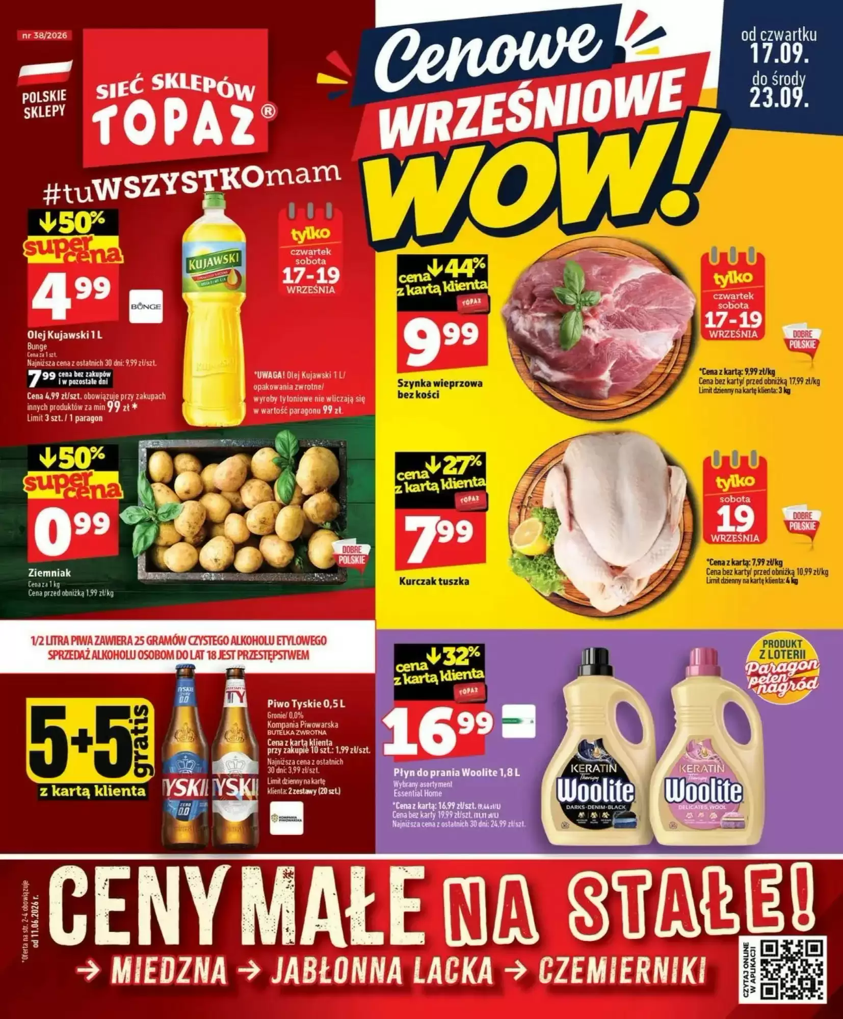 Topaz Gazetka 17.09.2026 - 23.09.2026