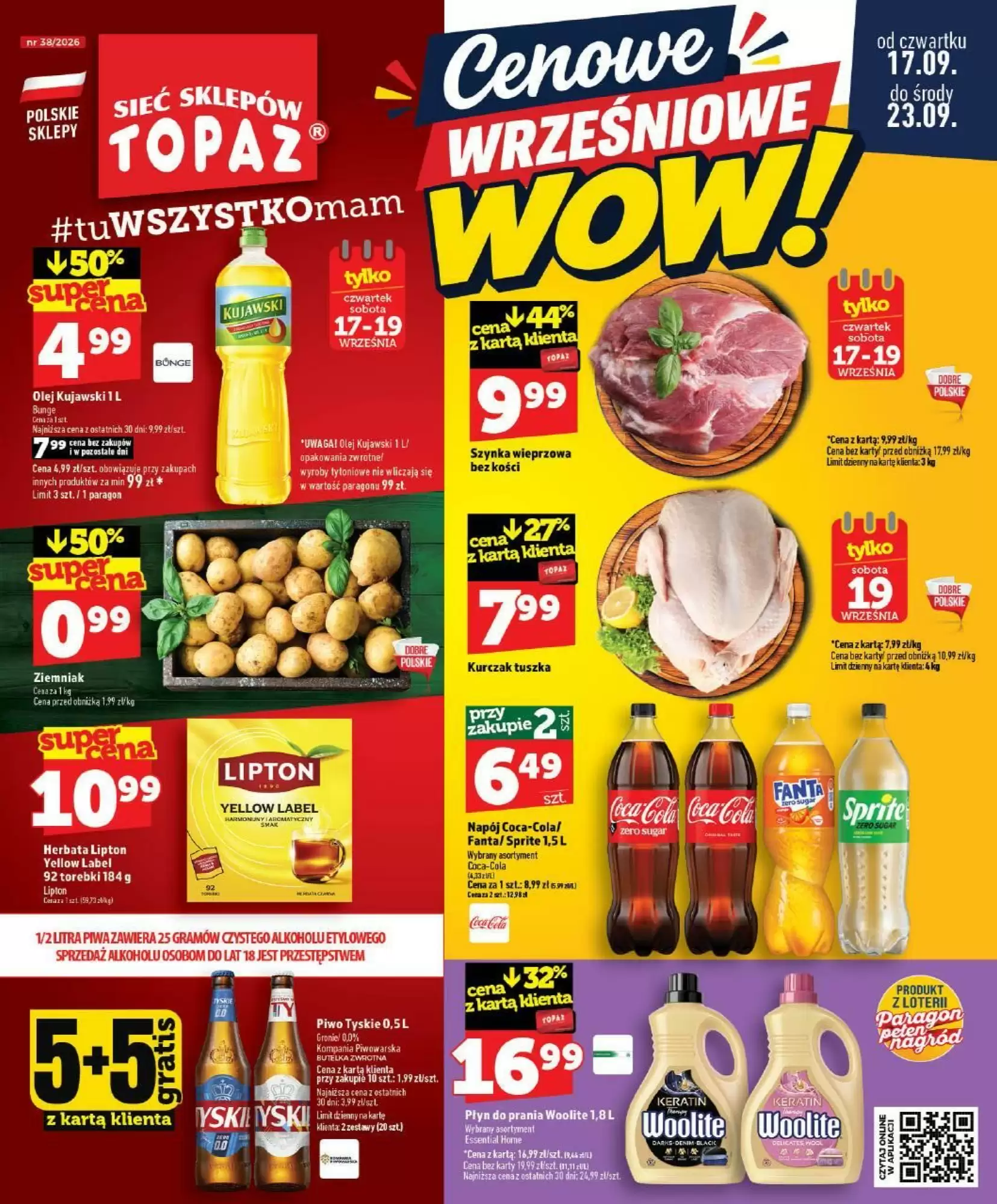 Topaz Gazetka 17.09.2026 - 23.09.2026