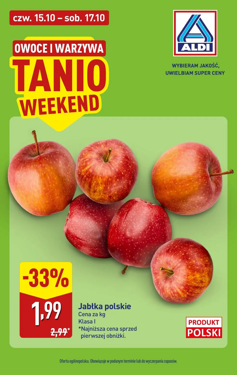 ALDI Gazetka 15.10.2026 - 17.10.2026