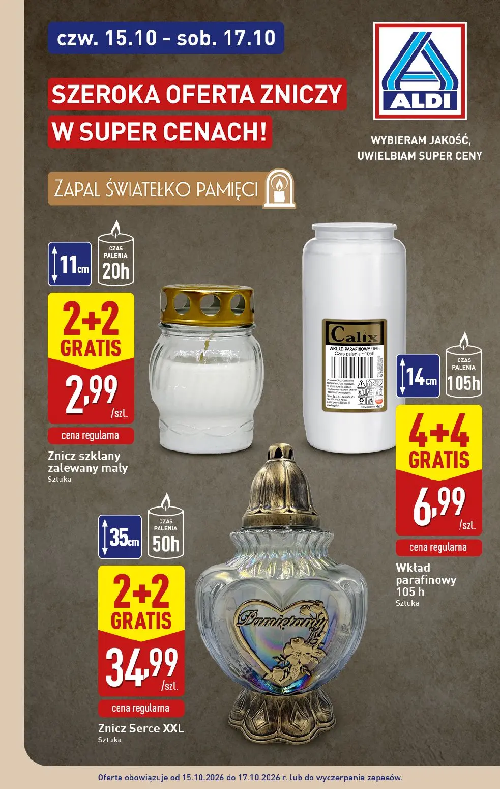 ALDI Gazetka 15.10.2026 - 17.10.2026