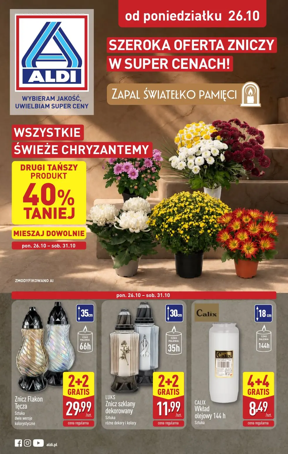 ALDI Gazetka 26.10.2026 - 31.10.2026