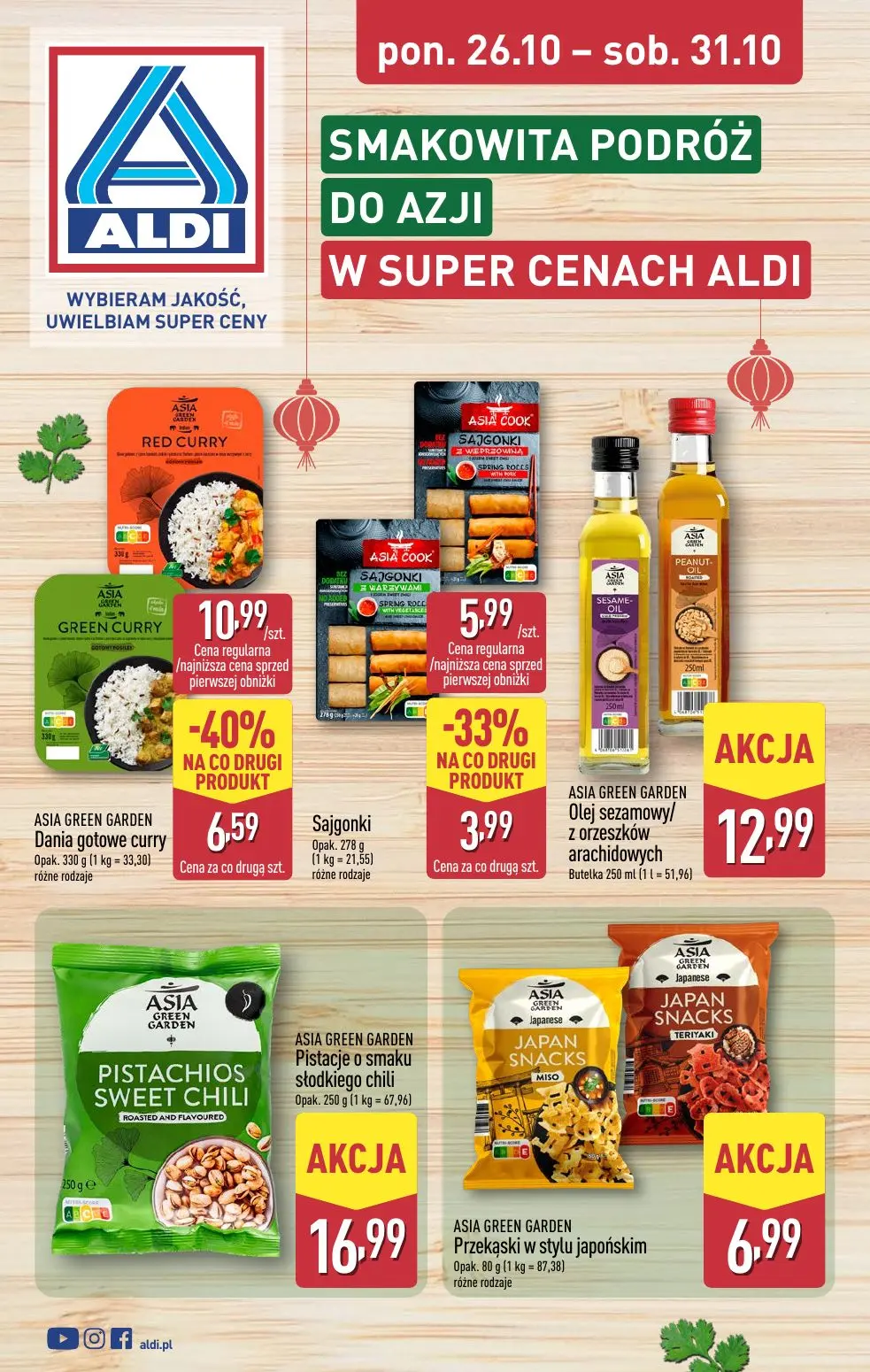 ALDI Gazetka 26.10.2026 - 31.10.2026