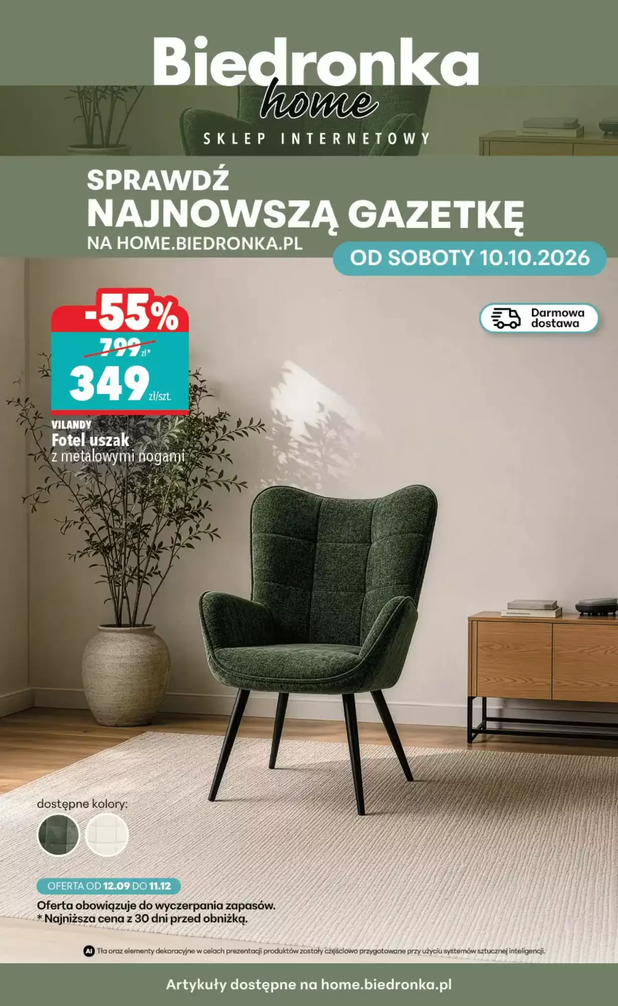 Biedronka Gazetka 10.10.2026 - 08.01.2027