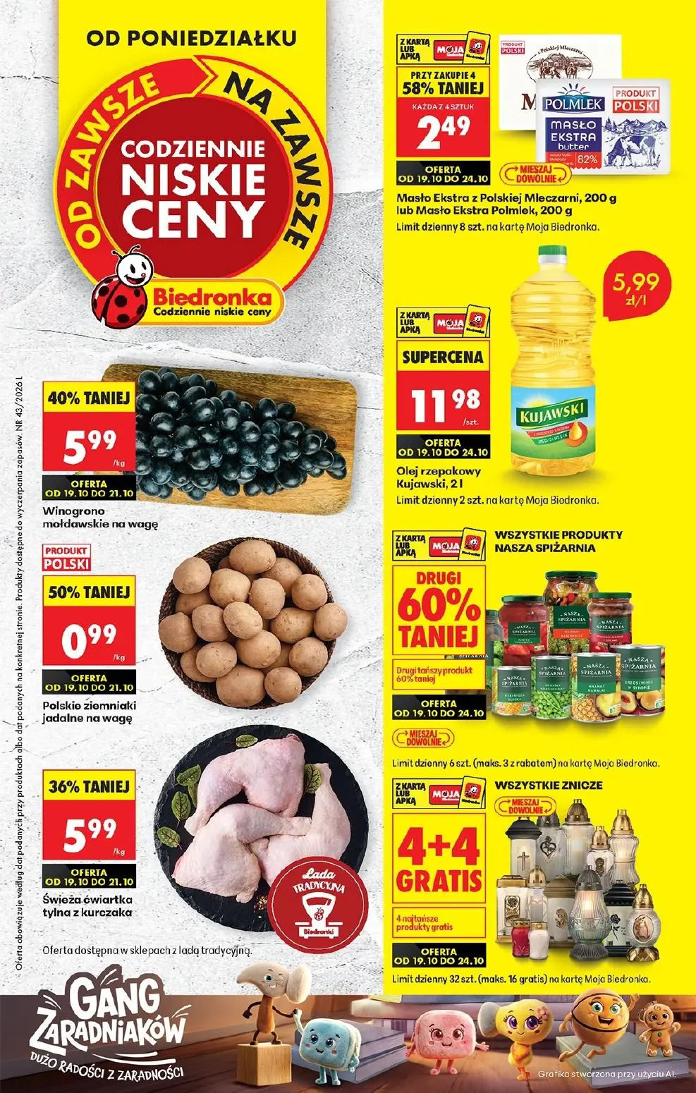 Biedronka Gazetka 19.10.2026 - 24.10.2026