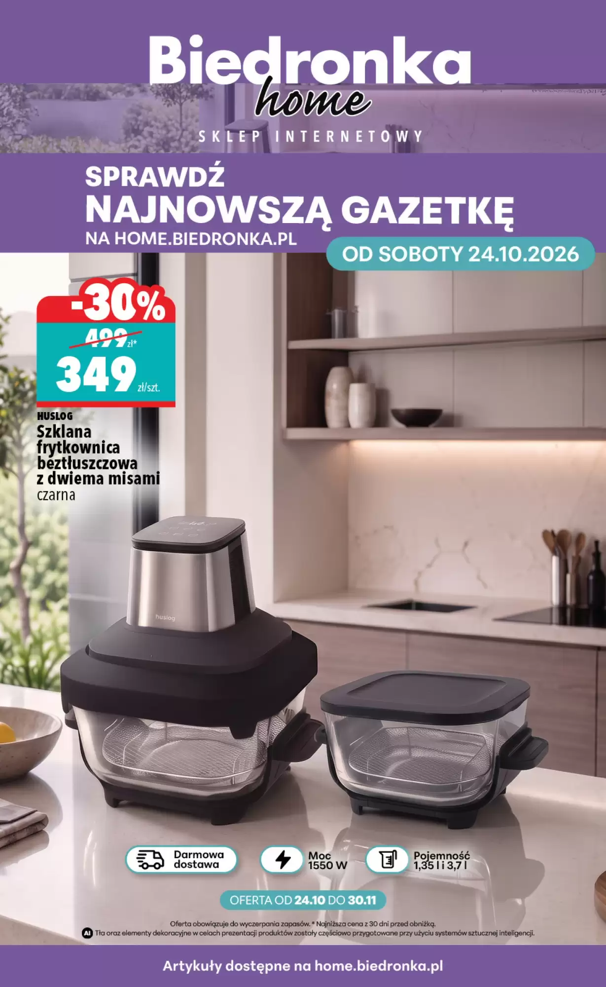 Biedronka Gazetka 24.10.2026 - 30.11.2026
