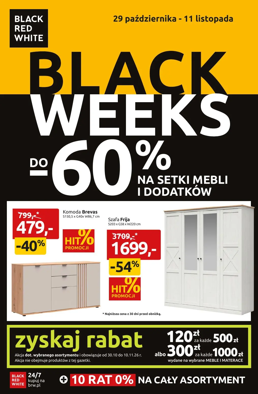 Black Red White Gazetka 29.10.2026 - 11.11.2026