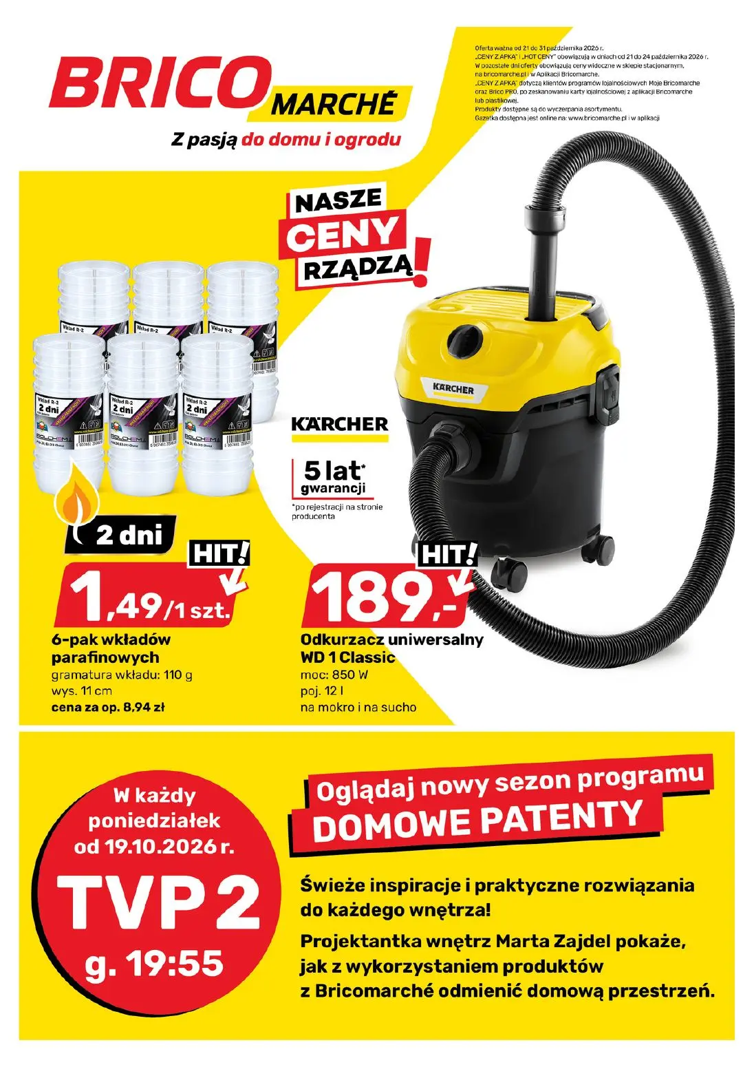 Bricomarche Gazetka 21.10.2026 - 31.10.2026