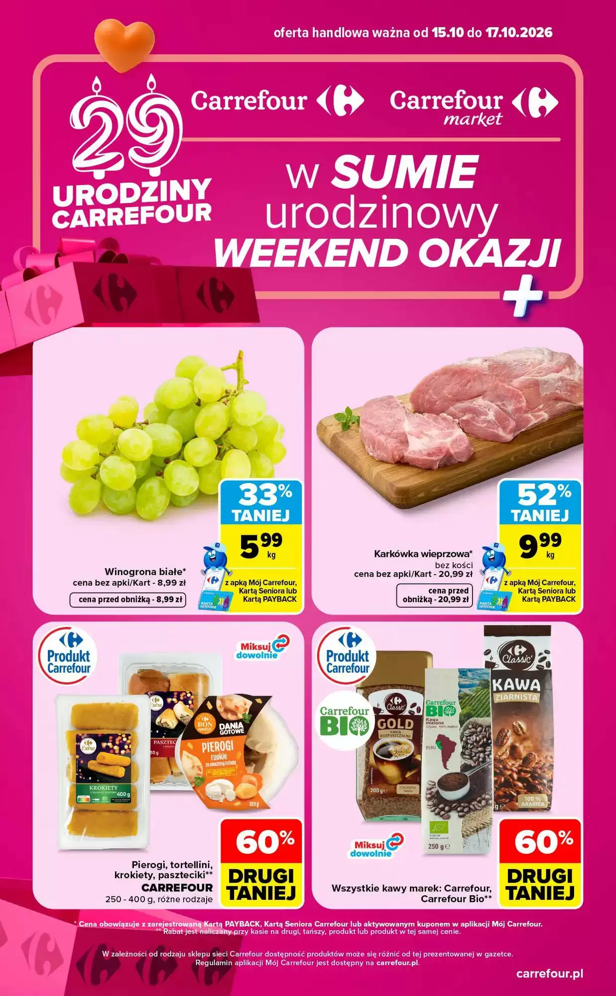 Carrefour Gazetka 15.10.2026 - 17.10.2026