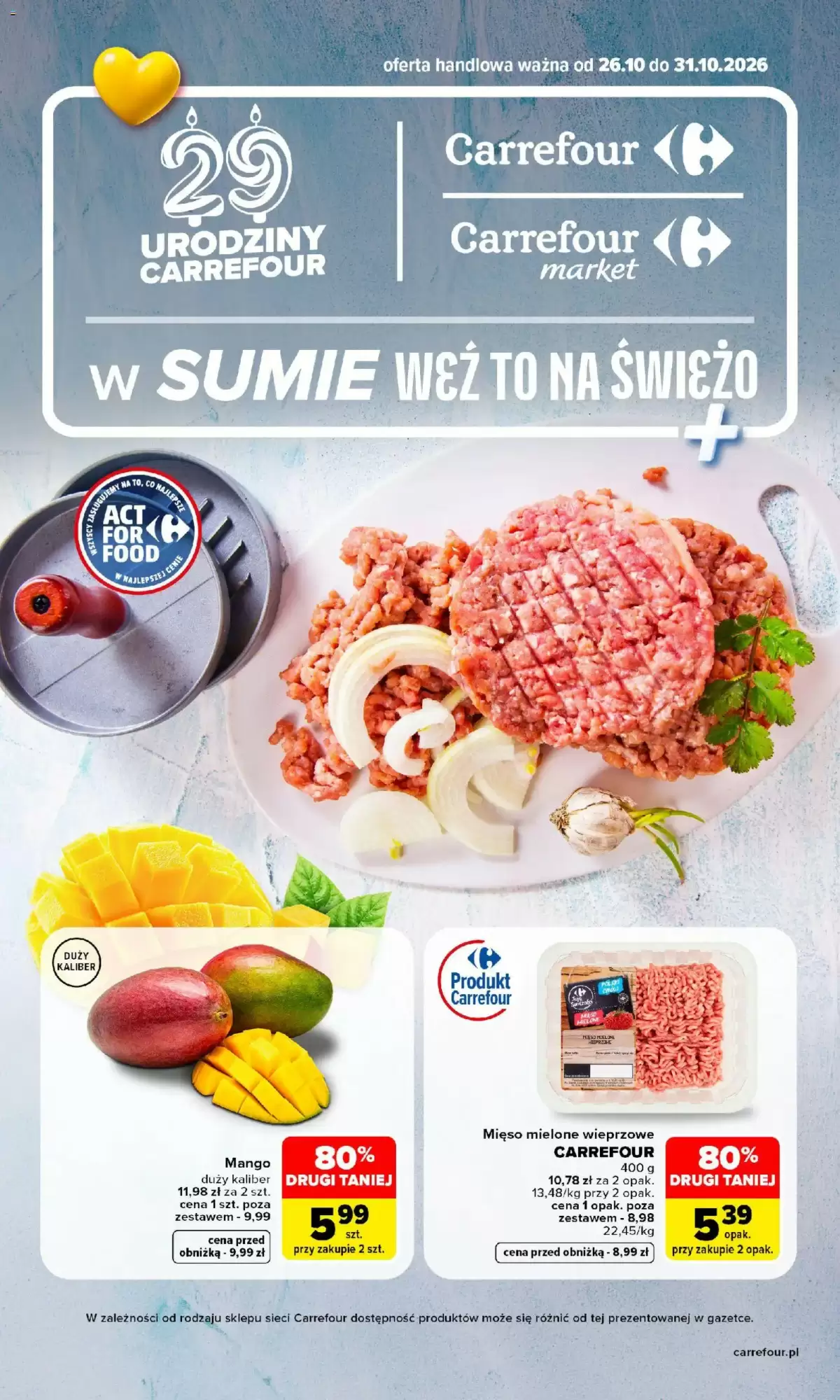 Carrefour Gazetka 26.10.2026 - 31.10.2026