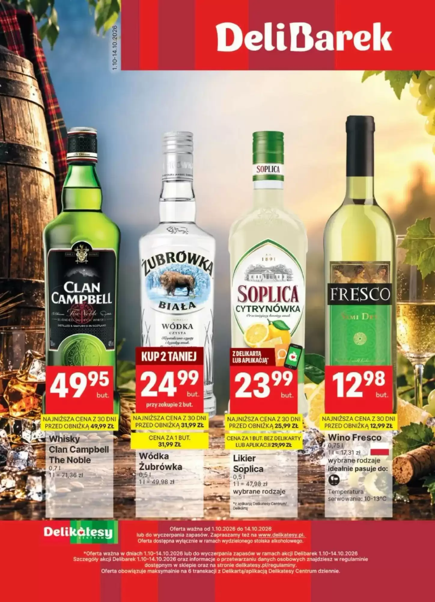 Delikatesy Centrum Gazetka 01.10.2026 - 14.10.2026