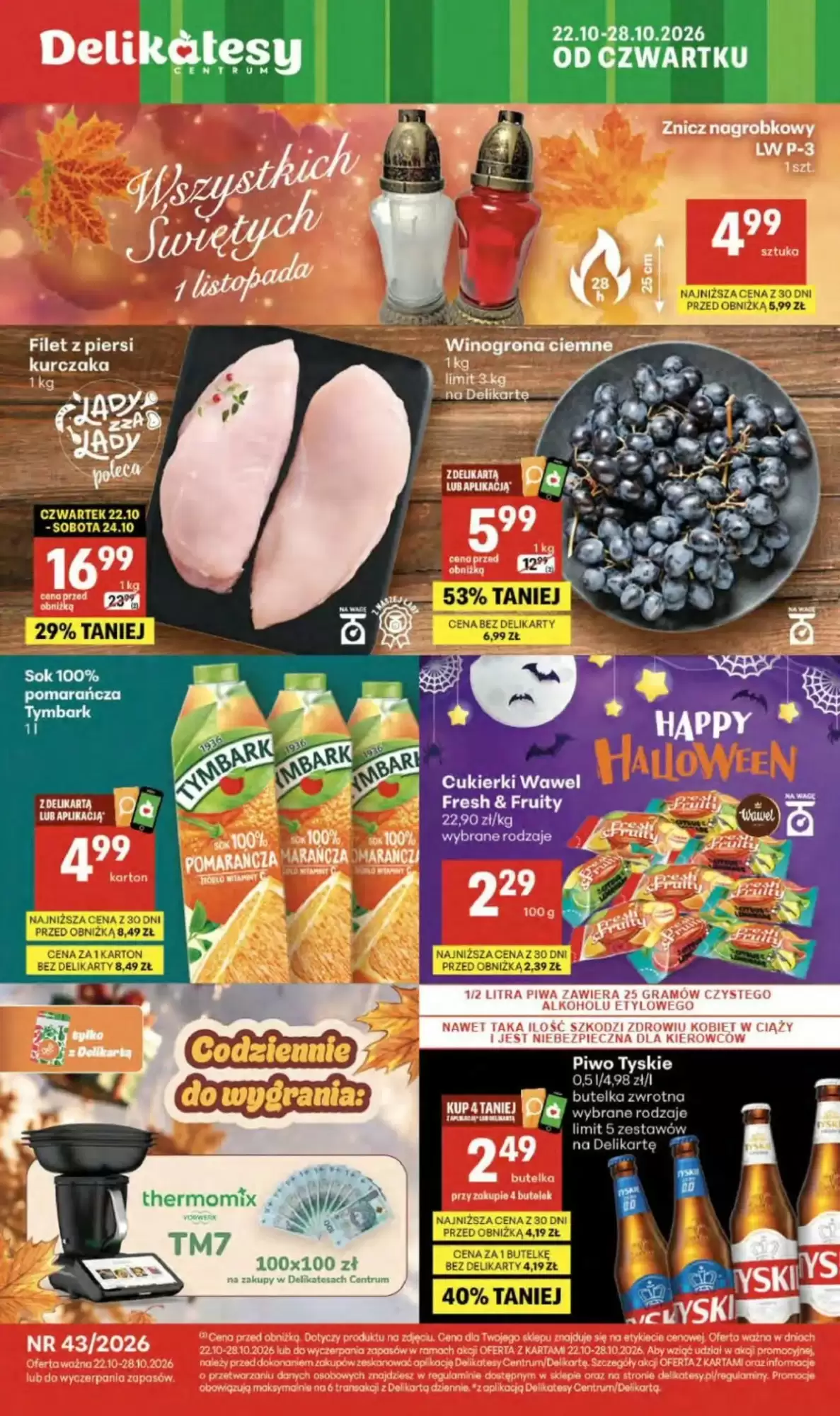 Delikatesy Centrum Gazetka 22.10.2026 - 28.10.2026