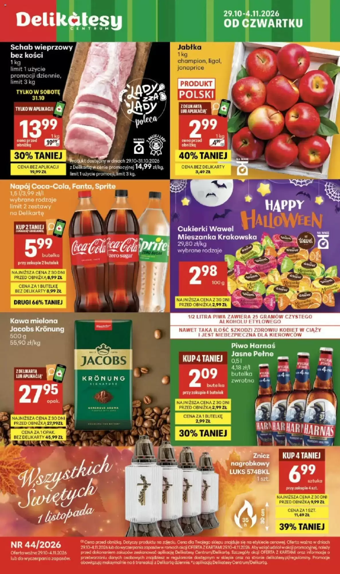 Delikatesy Centrum Gazetka 29.10.2026 - 04.11.2026