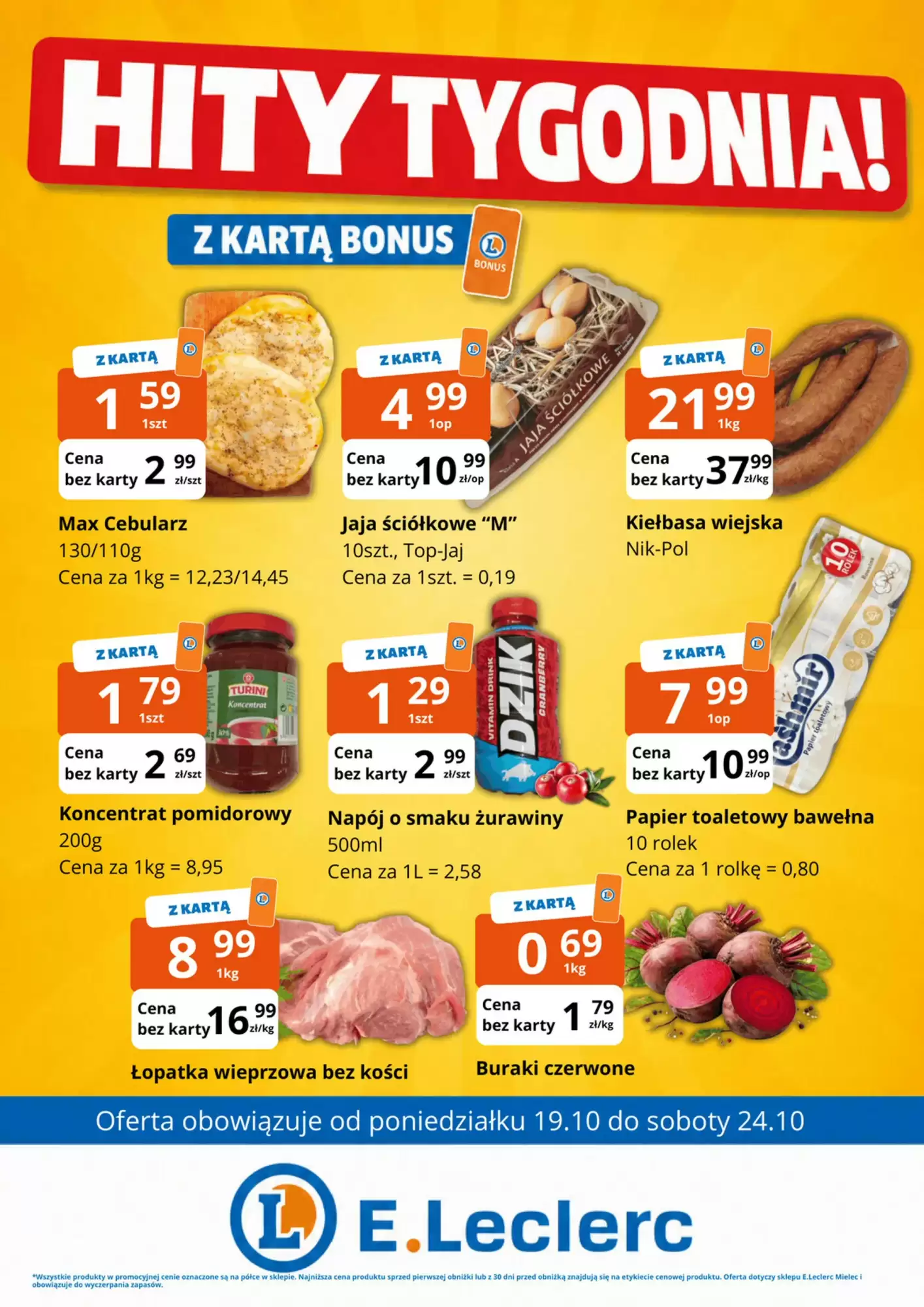 E.Leclerc Gazetka 19.10.2026 - 24.10.2026